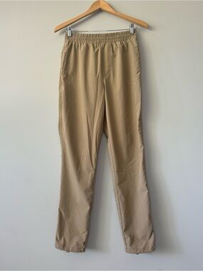 GRC Grand Running Club Taupe Elastic-Waist Performance Jogger Pants Small